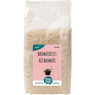 TerraSana Basmatirijst Wit 1KG