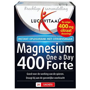 Lucovitaal Magnesium  Poeder Forte 400mg Sachets 20ST