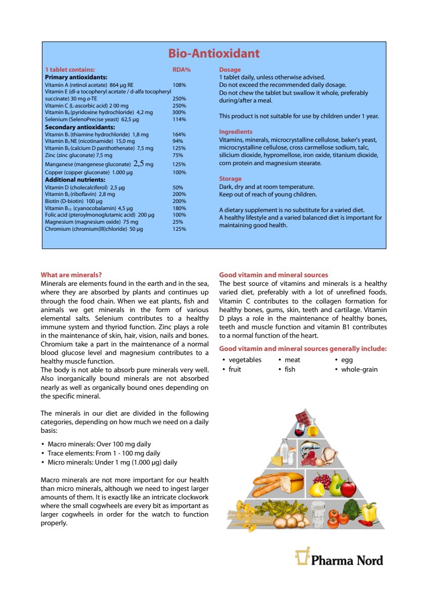 Bio-Multi Tabletten afbeelding van document #2, instructions
