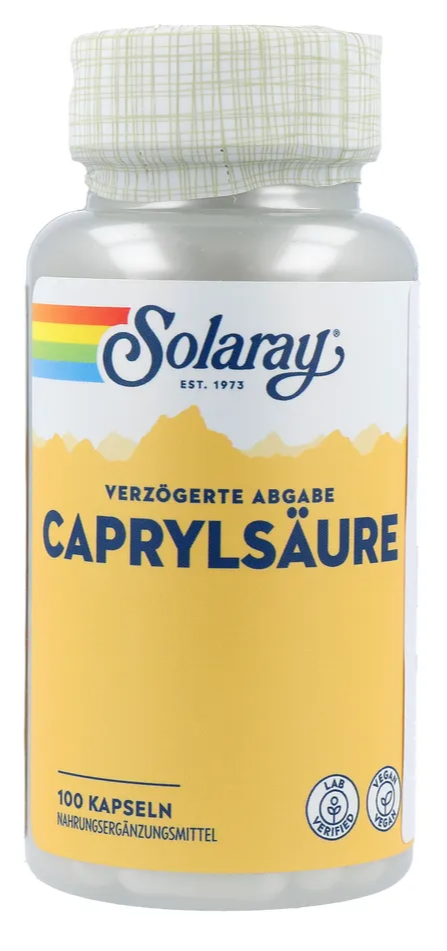 Solaray Caprylzuur Capsules