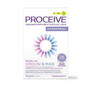 Proceive Kinderwens Duopak Vrouw & Man Capsules 120CP