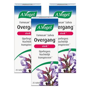 A.Vogel Famosan Salvia Overgang Sterk** Tabletten Multiverpakking 3x25ST A.Vogel Famosan Salvia Overgang Sterk** Tabletten Multiverpakking 3x25ST