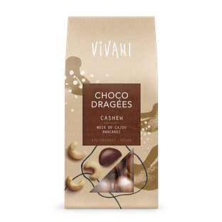 Vivani Choco Dragées Cashew 75GR