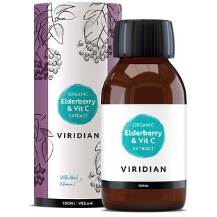 Viridian Organic Elderberry & Vit C Drank 100ML