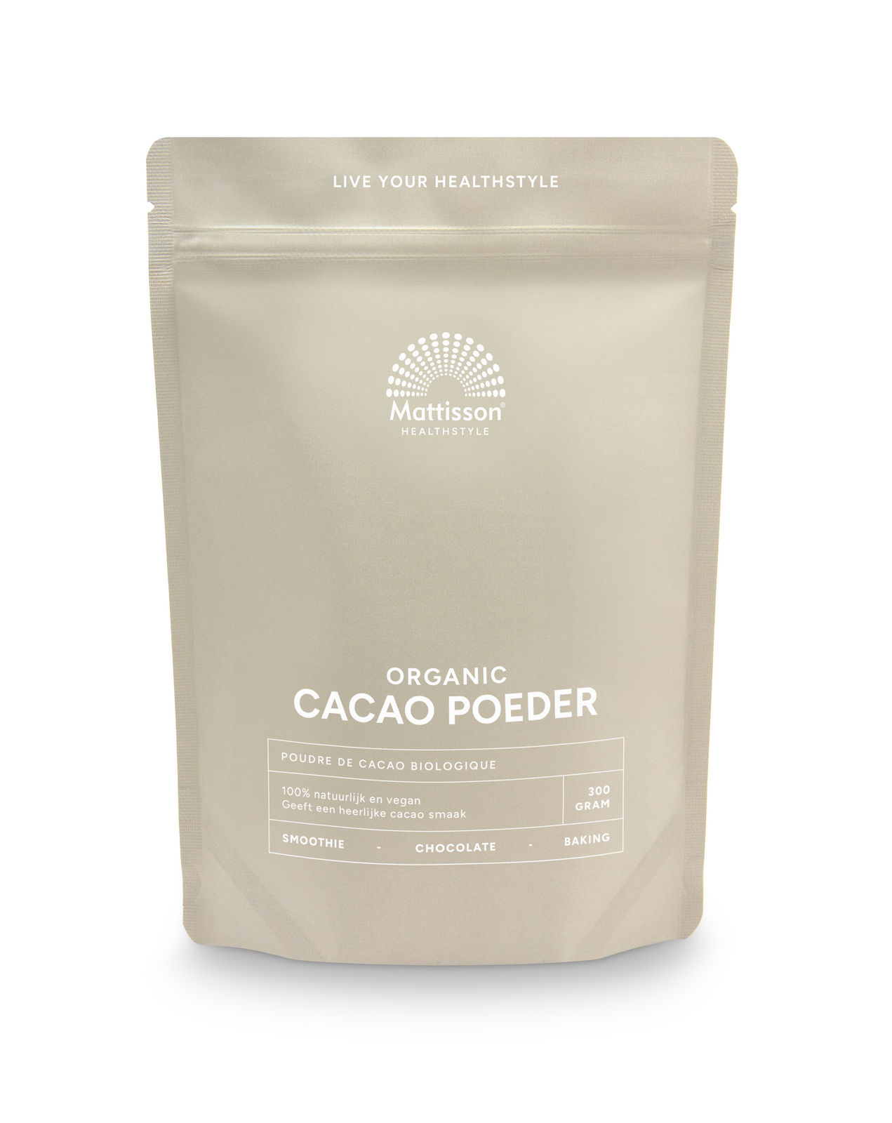Mattisson HealthStyle Biologische Cacao Poeder 300GR