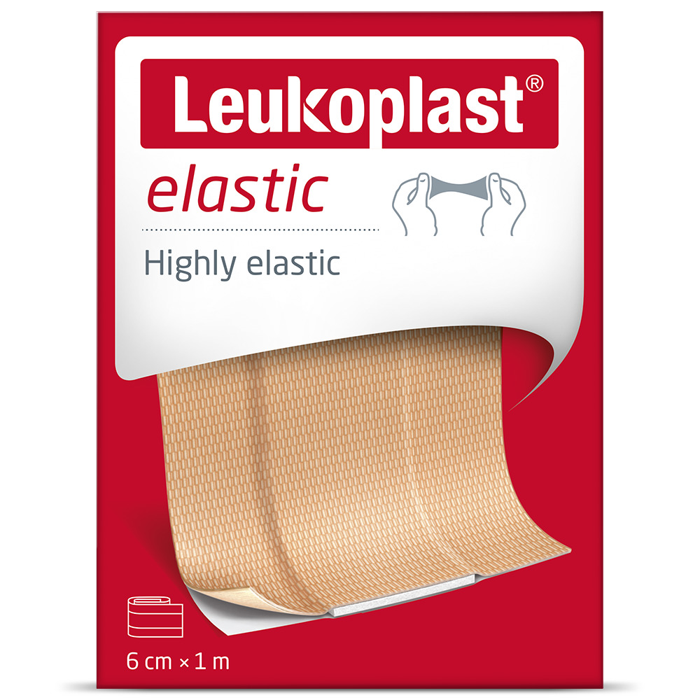 Leukoplast Elastic 1m x 6cm afbeelding