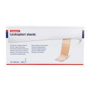 Leukoplast Elastic Vingerpleisters 19x180mm 100ST Leukoplast Elastic Vingerpleisters 19x180mm 100ST