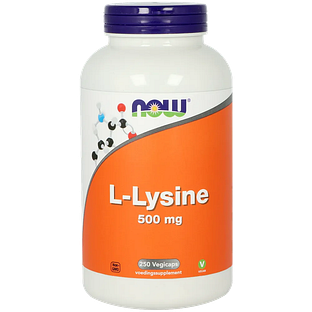 NOW L Lysine 500mg Capsules 250VCP NOW L Lysine 500mg Capsules 250VCP