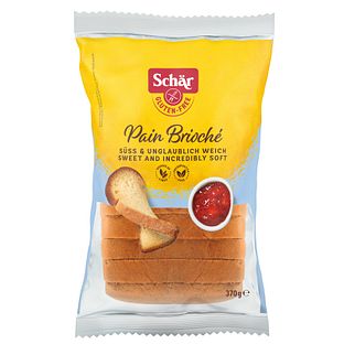 Schar Pain Brioché Zoetbrood Glutenvrij 370GR Schar Pain Brioché Zoetbrood Glutenvrij 370GR