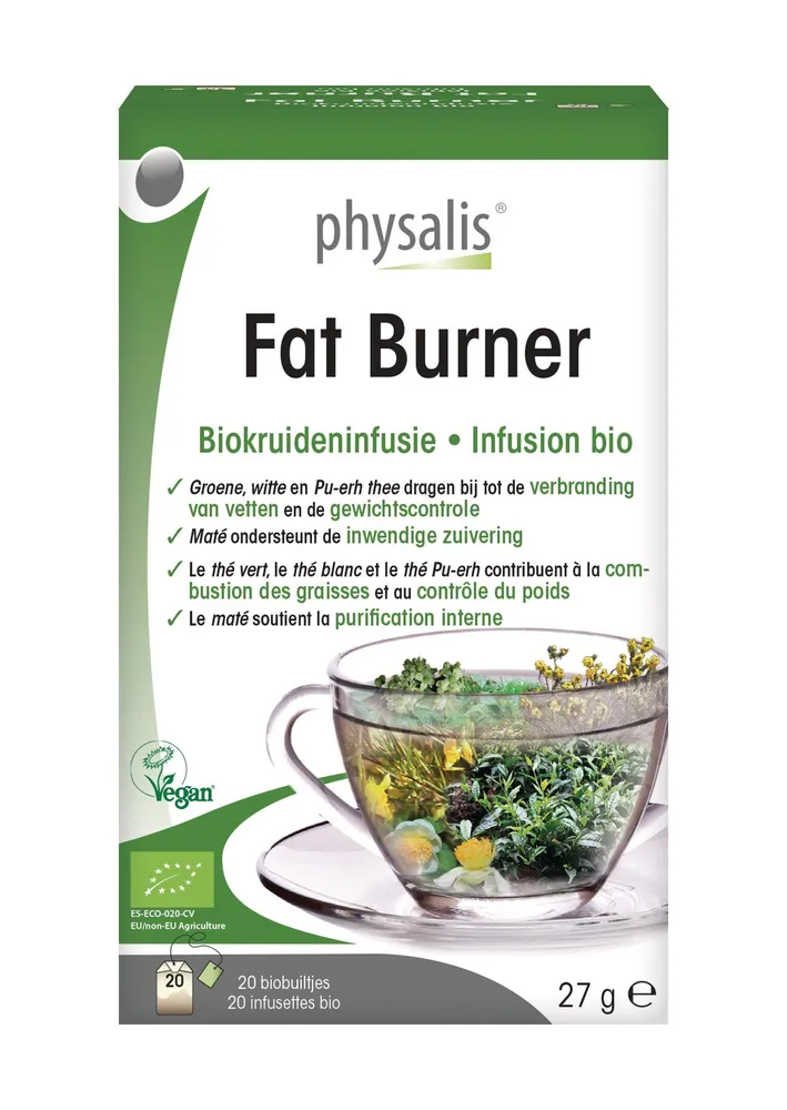 Physalis Fat Burner Biokruideninfusie Zakjes 20ZK