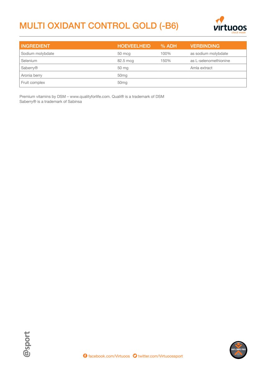 Multi Oxidant Control Gold Capsules afbeelding van document #5, label