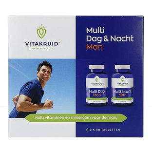 Vitakruid Multi Dag & Nacht Man 100% Vegan 2 x 90 180TB