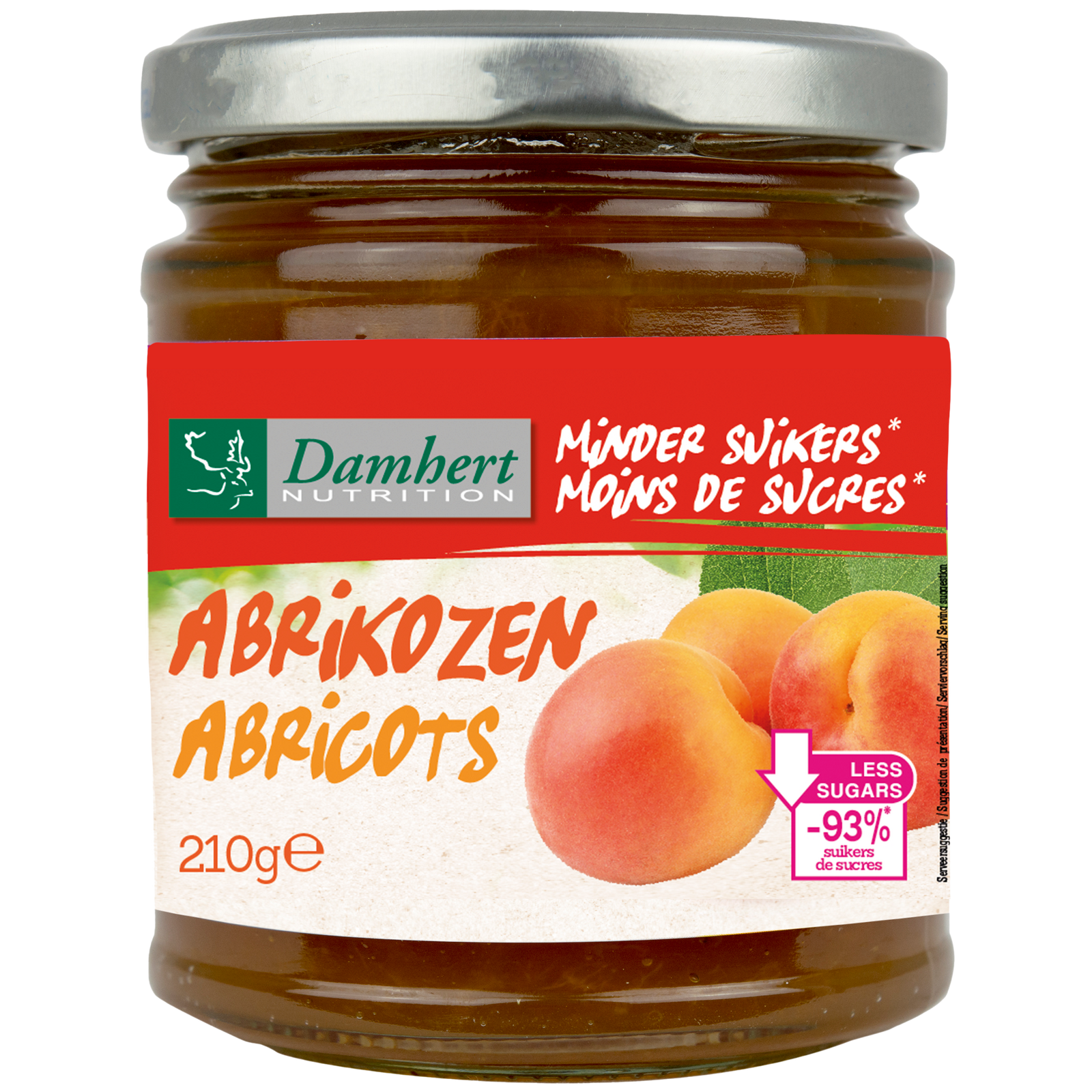 Damhert Low Carb Confituur Abrikozen afbeelding