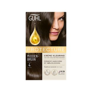 Guhl Protecture Crème-Kleuring 4 Middenbruin 150ML