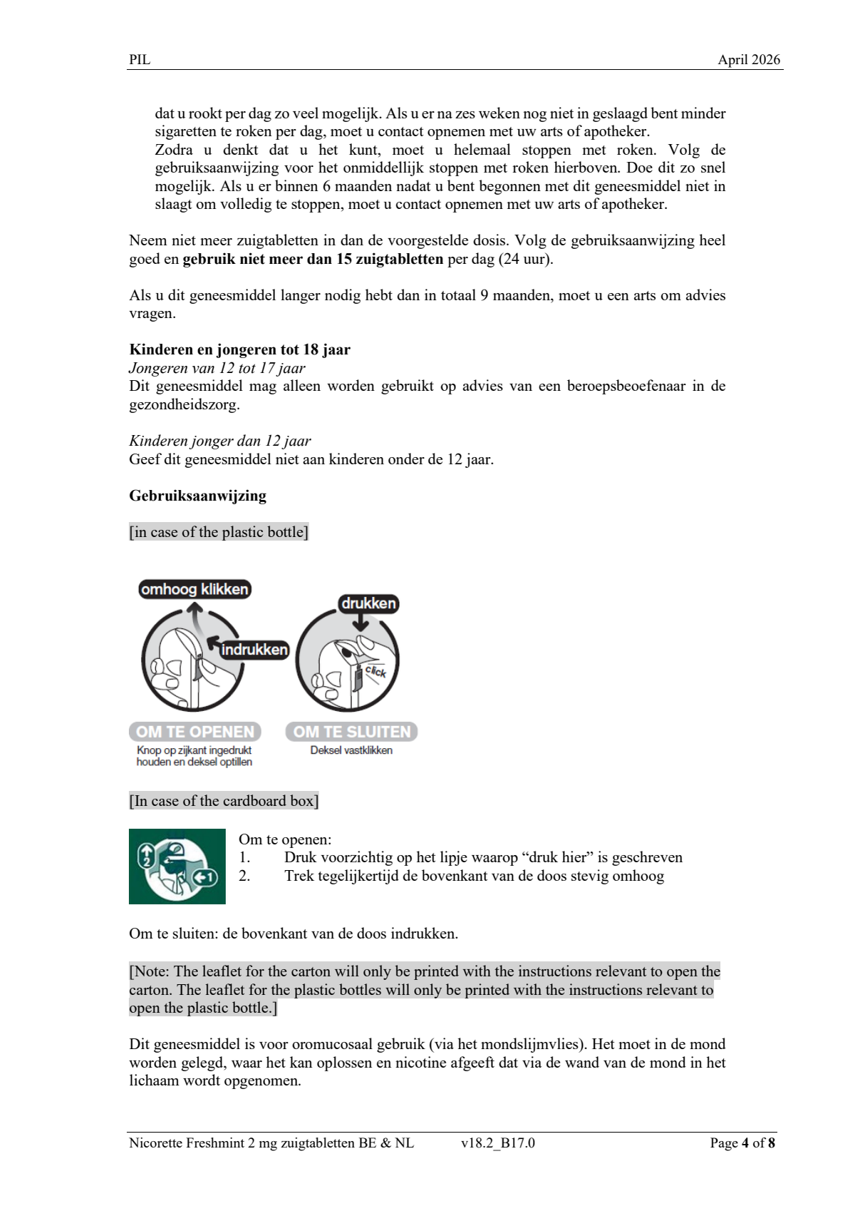 Freshmint 2mg Zuigtabletten afbeelding van document #4, leaflet