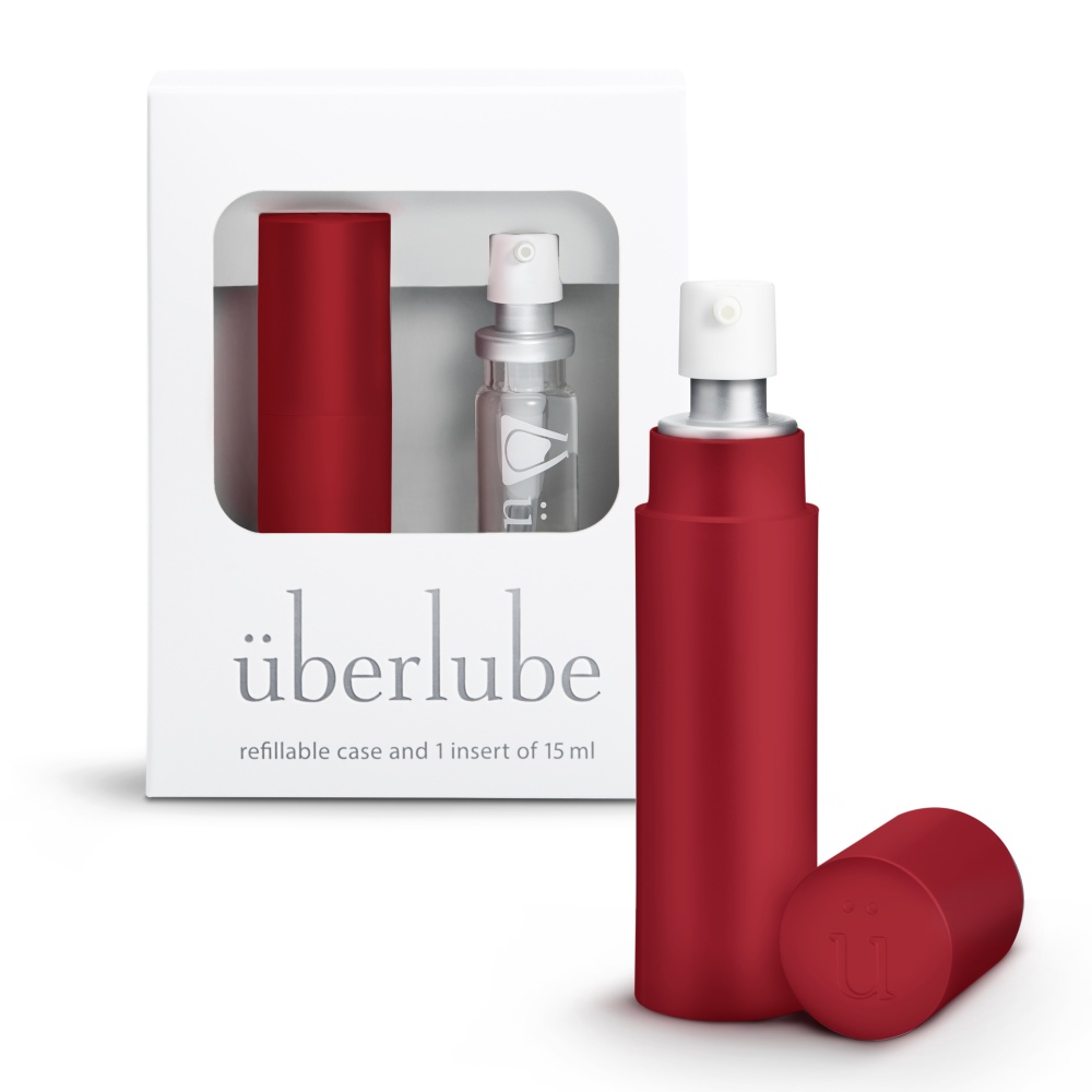 Uberlube Hervulbaar Glijmiddel Rood afbeelding