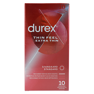 Durex Condoom Thin Feel Extra Thin 10ST