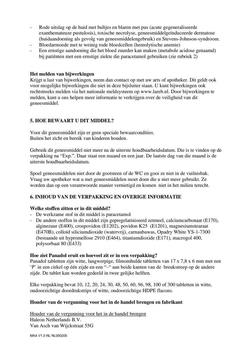 500 mg Filmomhulde Tabletten afbeelding van document #6, leaflet