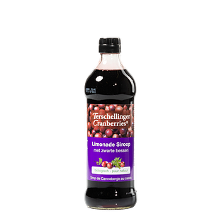 Terschellinger Cranberries Zwarte Bes Limonadesiroop 500ML