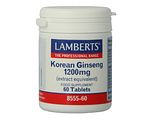 Lamberts Koreaanse Ginseng 1200mg Tabletten 60TB