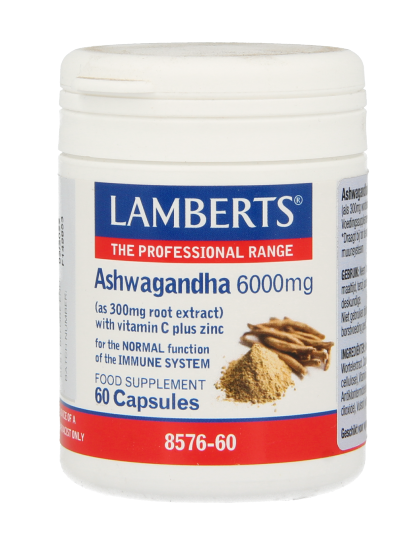 Lamberts Ashwagandha 6000mg Capsules