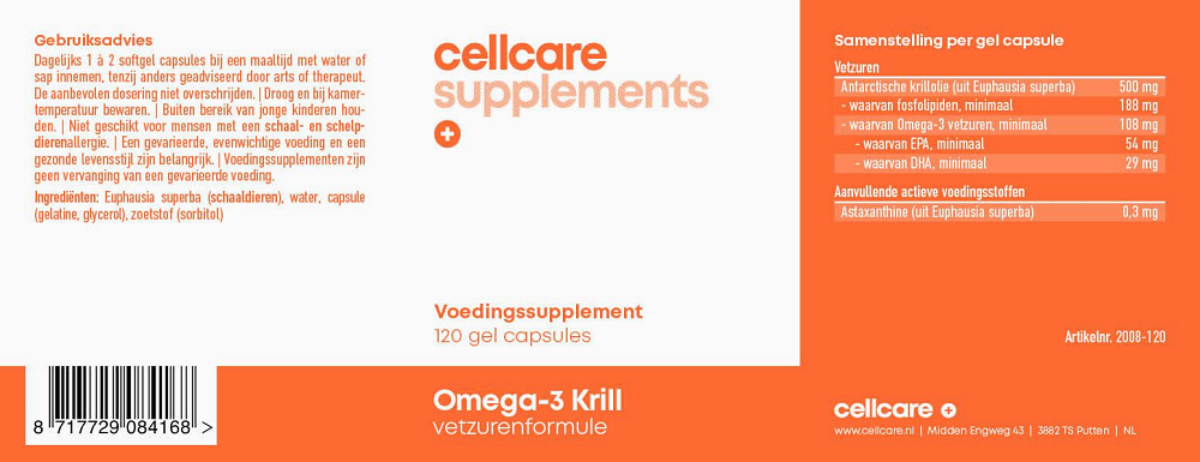 Omega-3 Krill Capsules afbeelding van document #1, label