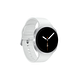 Samsung Galaxy Watch8 (40mm) LTE Silver 1ST GW8 40mm LTE Silver Schuin