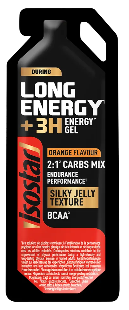 Isostar Long Energy +3H Booster Gel Orange