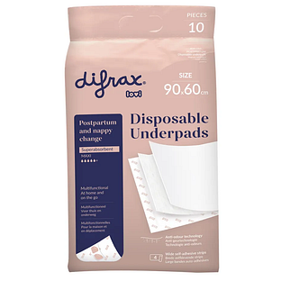 Difrax Lovi Wegwerp Onderleggers Maxi 10ST