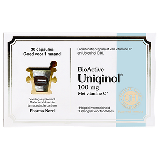 Pharma Nord BioActive Q10 Uniqinol 100mg Capsules 30CP