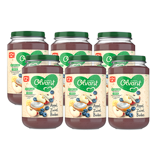 Olvarit 12m+ Appel Zuivel Bosbes 200GR
