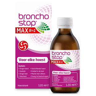 Bronchostop Max 8-in-1 Hoestdrank 120ML
