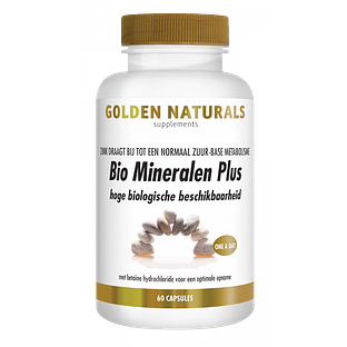 Golden Naturals Bio Mineralen plus Capsules 60VCP