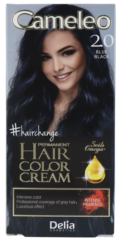 Cameleo Hair Color Cream 2.0 Blue Black afbeelding