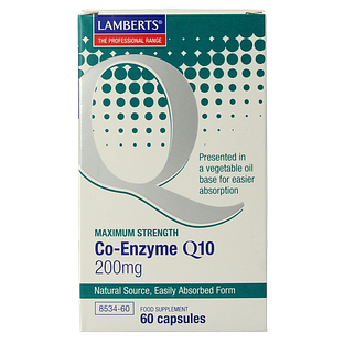 Lamberts Co-Enzym Q10 200mg Vegacapsules 60VCP