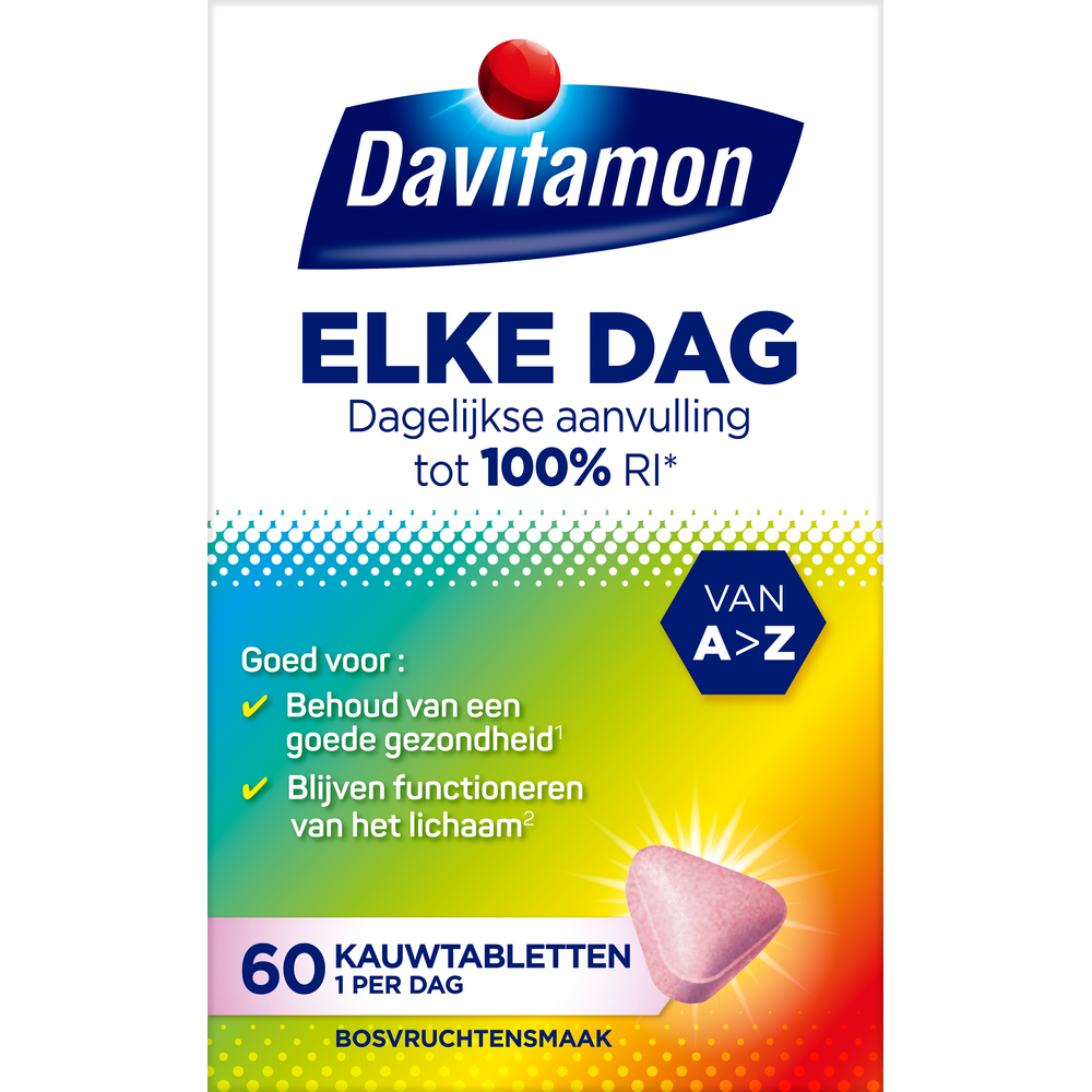 Davitamon Elke Dag Kauwtabletten afbeelding 1
