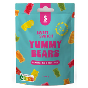 Sweet-Switch Yummy Bears Suikervrije Snoepjes 100GR