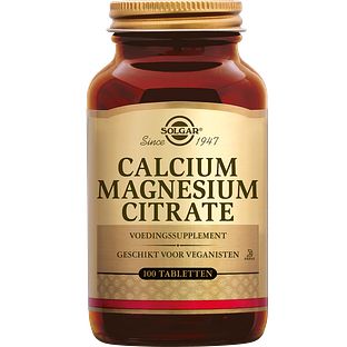 Solgar Calcium Magnesium Citraat Tabletten 100TB Solgar Calcium Magnesium Citraat Tabletten 100TB