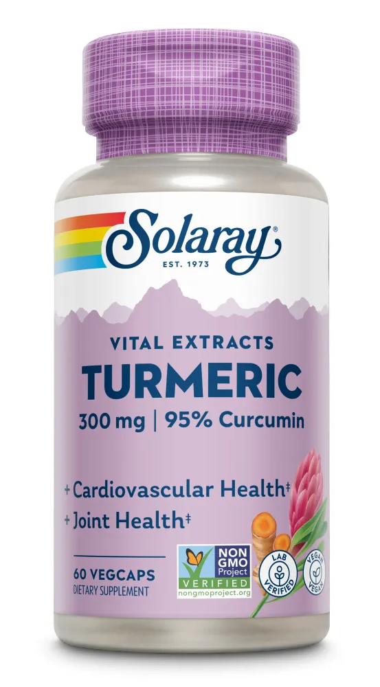 Solaray Turmeric Wortelextract Capsules 60CP