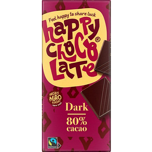 Happy Chocolate Dark 80% Cacao 85GR