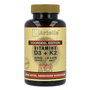 Artelle Vitamine D3 & K2 Softgels 250ST