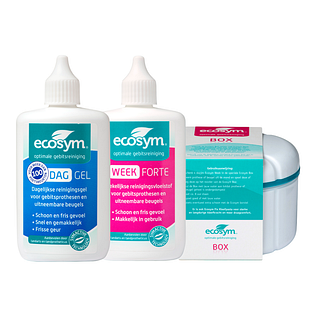 Ecosym Gebitsbakje met Week en Dag Gel - Starterspakket 3 Stuks