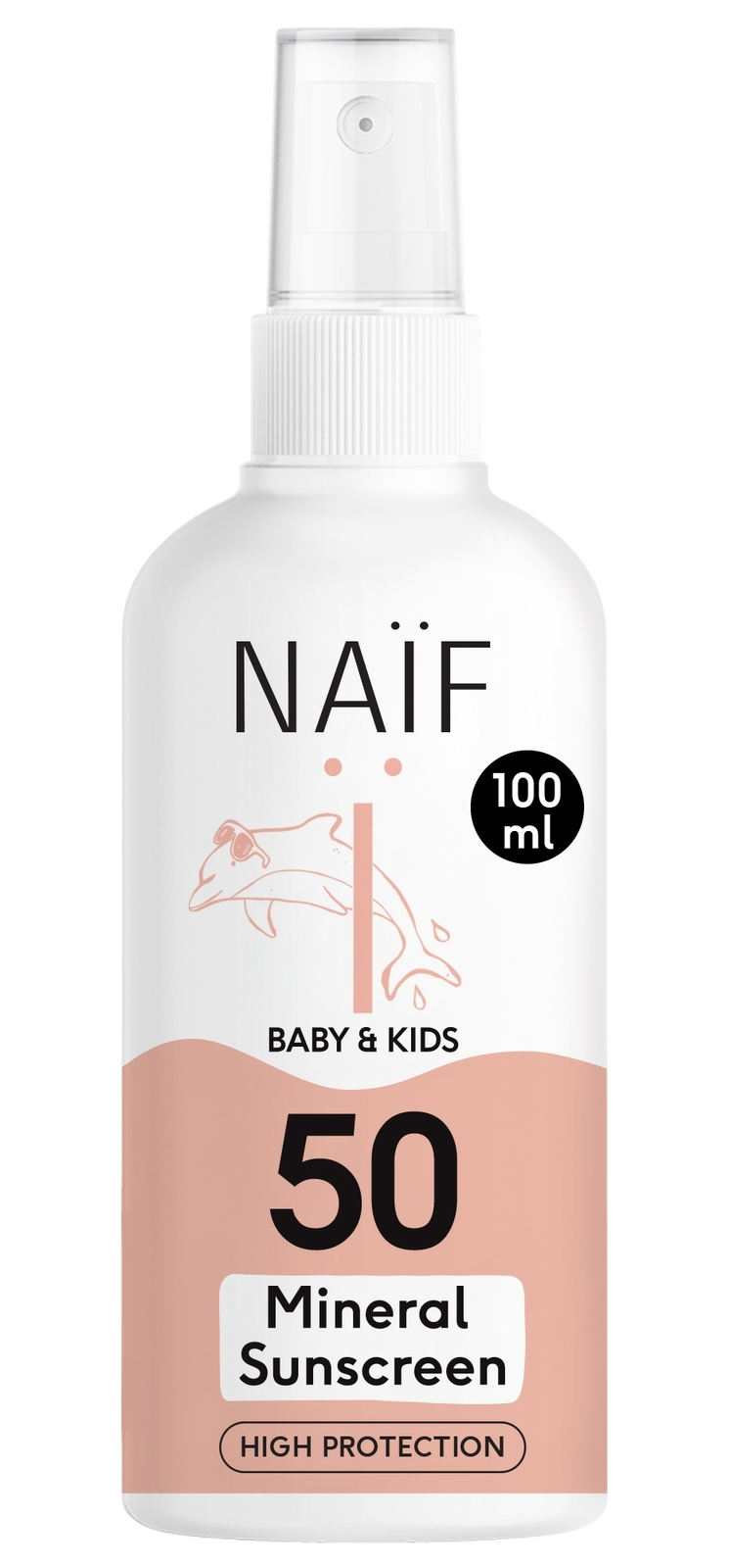 Naif Baby & Kids Mineral Sunscreen Spray SPF50