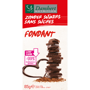 Damhert Zonder Suikers Chocoladetablet Fondant 85GR