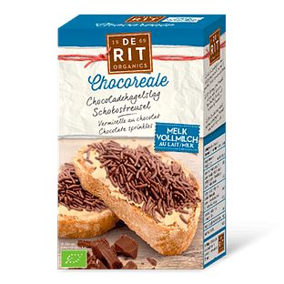 De Rit Chocoreale Hagelslag Melkchocolade 225GR