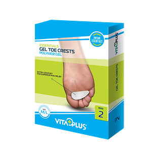 Vitaplus Essentials Gel Toe Crests Polymer Gel maat M/L 2ST