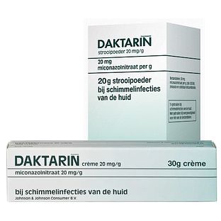 Daktarin 20mg Miconazol Crème (30GR) en Strooipoeder 2ST