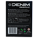 Denim Aftershave Original 100ML Achterkant verpakking Denim Aftershave Original 100ML Achterkant verpakking