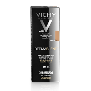 Vichy Dermablend Corrigerende Foundation 55 Bronze 30ML Vichy Dermablend Corrigerende Foundation 55 Bronze 30ML