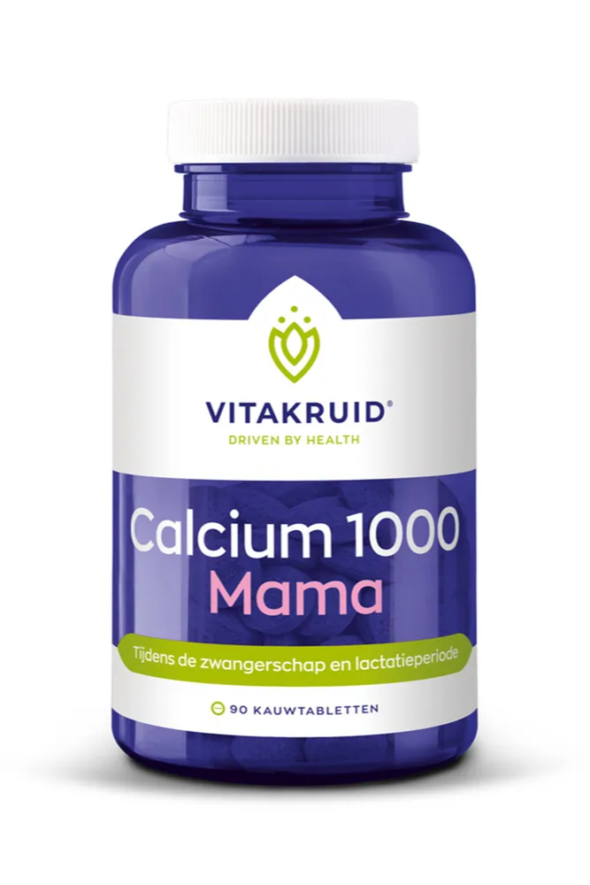 Vitakruid Calcium 1000 Mama Kauwtabletten 90CP